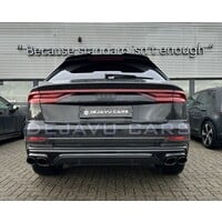 SQ8 Look Diffuser + Exhaust tail pipes for Audi Q8 SUV S line