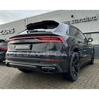 SQ8 Look Diffuser + Uitlaat tips voor Audi Q8 SUV S line SQ8