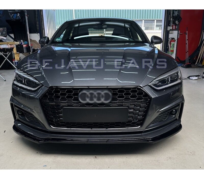 RS5 Look Front Grill Black Edition for Audi A5 B9 / S line / S5