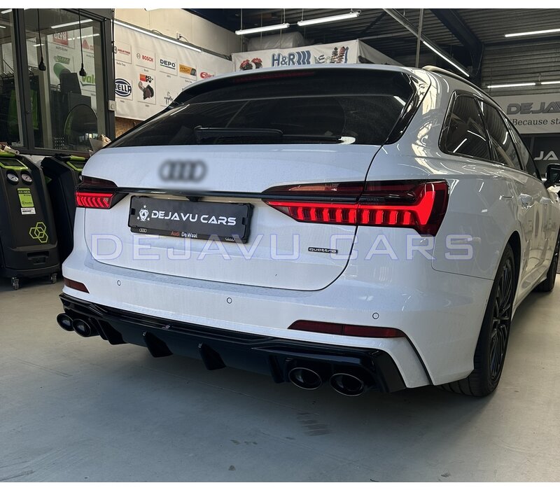 Aggressive Diffusor für Audi A6 C8 S-line / S6 C8