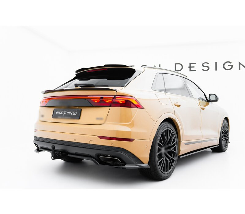 Central Rear Splitter (with vertical bars) für Audi Q8 Mk1 Facelift