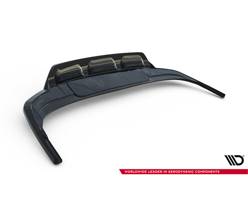 Central Rear Splitter (with vertical bars) für Audi Q7 S-Line Mk2 Facelift