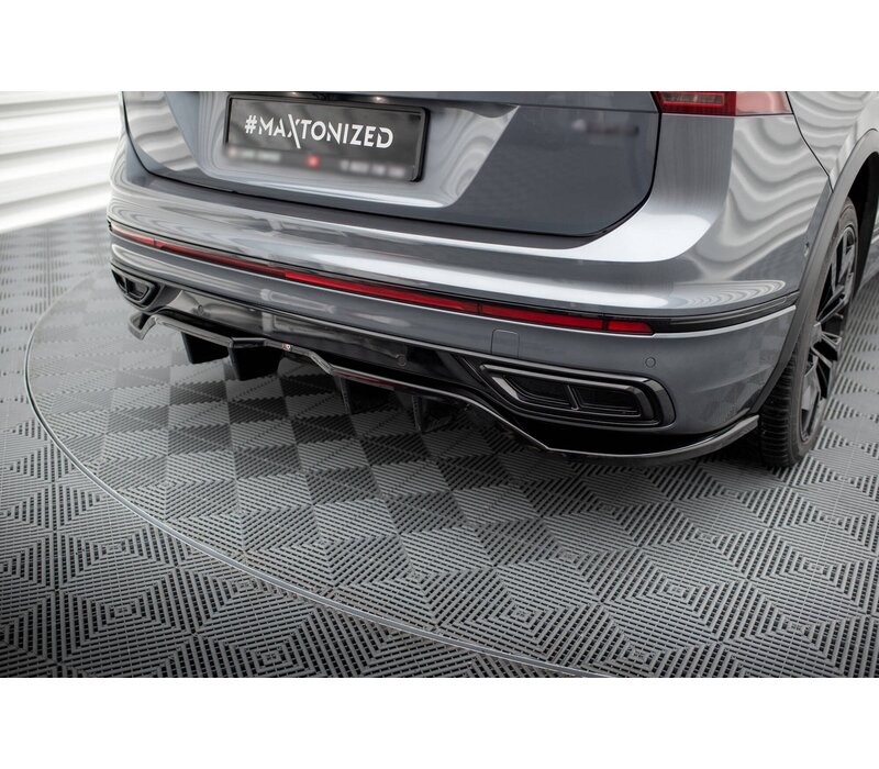Rear Splitter voor VW Tiguan Allspace R-Line Mk2 Facelift