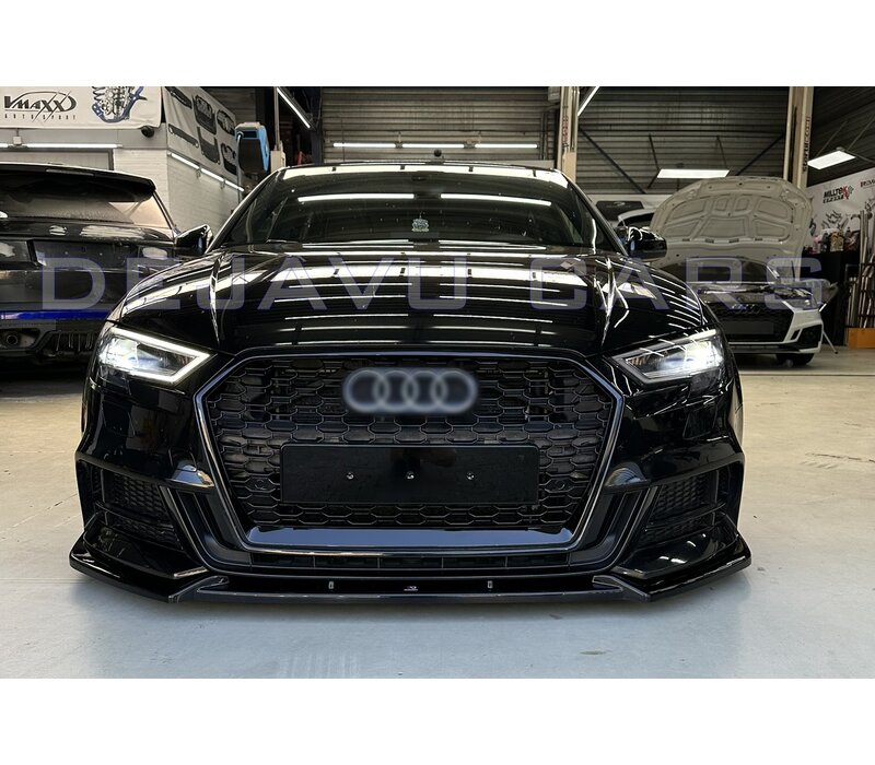 Front splitter V.3 für Audi S3 8V / A3 8V S line Facelift Limousine