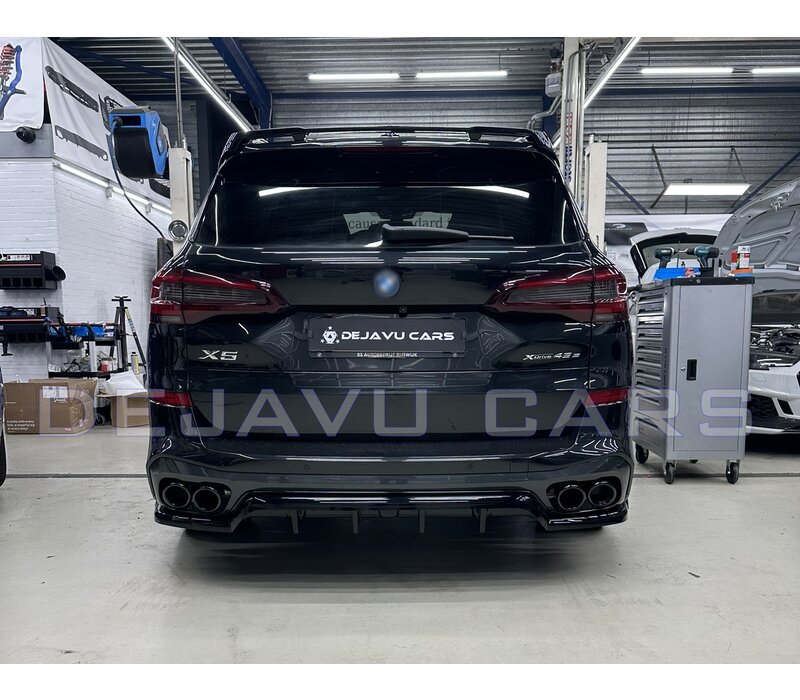 ''Custom'' Sport Dubbele Uitlaat Tips voor BMW X5 G05 M Tech