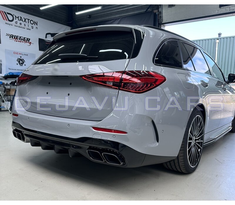 C63 AMG Look Diffuser voor Mercedes Benz C Klasse W206 S206