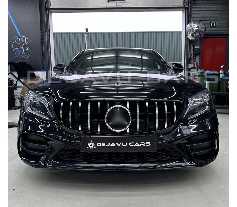 GT-R Panamericana AMG Look Front Grill for Mercedes Benz C-Class W205 S205 C205 A205