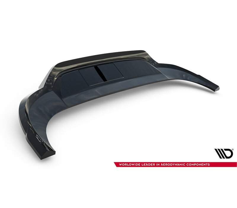 Central Rear Splitter (with vertical bars) for Volkswagen Tiguan Mk3 Facelift