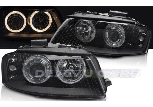 DEPO Xenon Look Koplampen met Angel Eyes voor Audi A3 8P