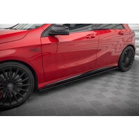 Side skirts Diffuser for Mercedes Benz CLA Class C117 X117 AMG Line / CLA 45 AMG & A Class W176 AMG Line / A45 AMG