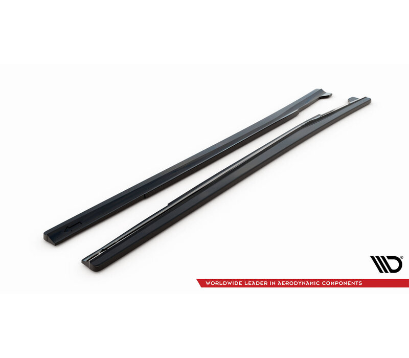Side skirts Diffuser for Mercedes Benz CLA Class C117 X117 AMG Line / CLA 45 AMG & A Class W176 AMG Line / A45 AMG