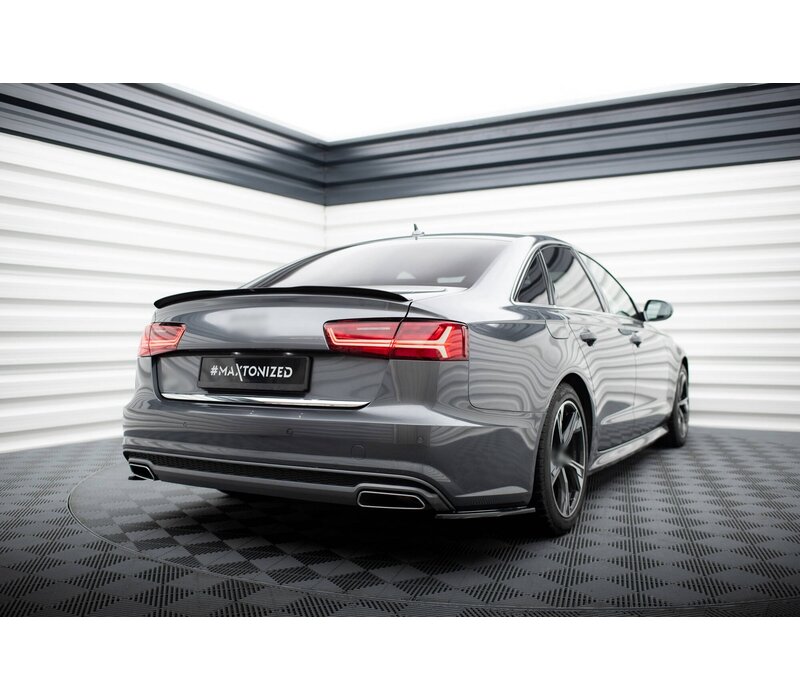 Achterklep spoiler lip voor Audi A6 C7 Sedan