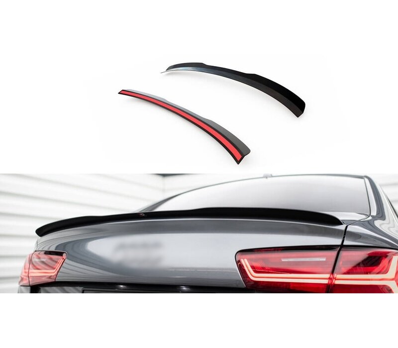 Achterklep spoiler lip voor Audi A6 C7 Sedan