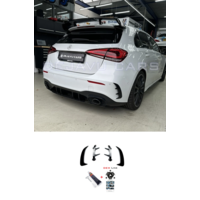 AMG Aero Look Rear bumper fins flaps Mercedes Benz A Class W177 Hatchback AMG Line