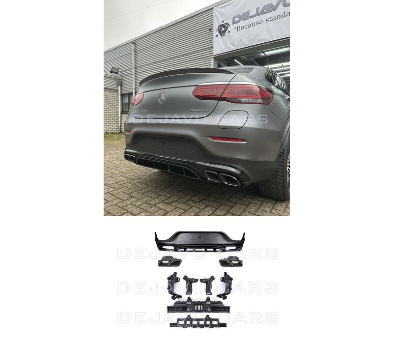 Facelift GLC63 AMG Look Diffuser voor Mercedes C253 Coupe