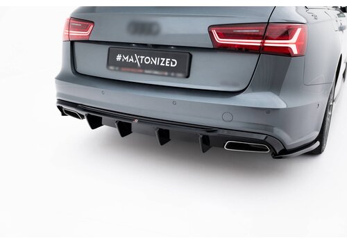 Maxton Design Aggressive Diffusor V.2 für Audi A6 C7.5 / S line / S6 Facelift