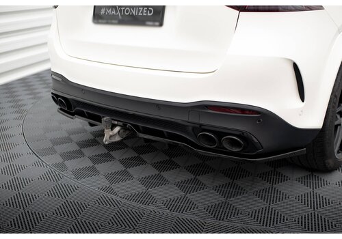 Maxton Design Central Rear Splitter (with vertical bars) für Mercedes Benz GLE 53/63 W167/W167 Facelift