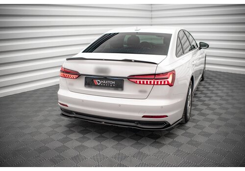 Maxton Design Central Rear Splitter voor Audi A6 C8 Standaard