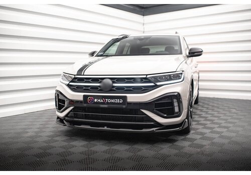Maxton Design Front Splitter V.2 voor Volkswagen T-Roc R / R-Line Mk1 Facelift