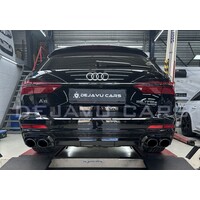 S6 Look Diffusor + Auspuffblenden für Audi A6 C8 S line