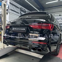 S6 Look Diffusor + Auspuffblenden für Audi A6 C8 S line