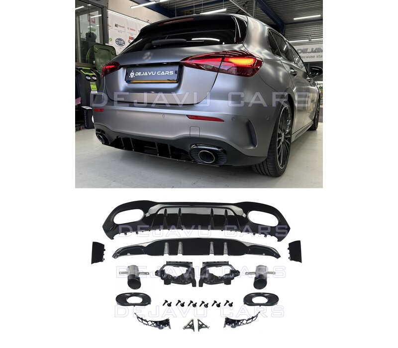 A35 AMG Look Diffuser for Mercedes Benz A-Class W177 Hatchback