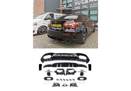 OEM Line ® A35 AMG Look Diffuser for Mercedes Benz A-Class V177 Sedan