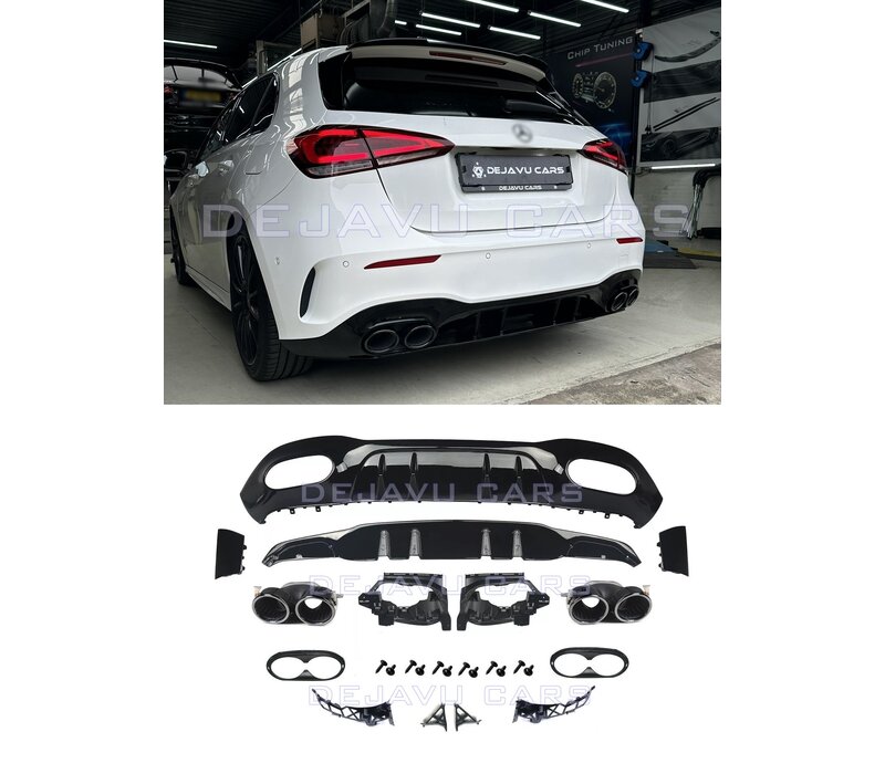 A45 AMG Look Diffuser voor Mercedes Benz A Klasse W177