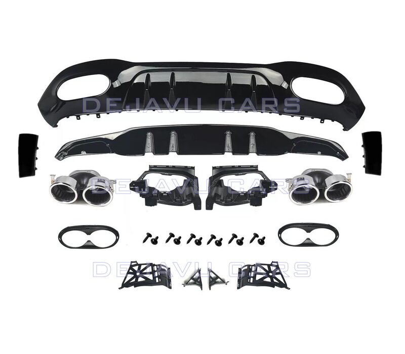 A45 AMG Look Diffuser voor Mercedes Benz A Klasse V177 Sedan