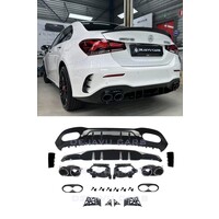 A45 AMG Look Diffuser voor Mercedes Benz A Klasse V177 Sedan