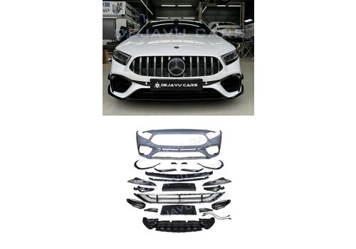 OEM Line ® A45 AMG Look Voorbumper voor Mercedes Benz A Klasse W177 Hatchback & V177 Sedan