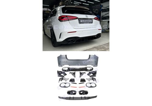 OEM Line ® A45 AMG Look Rear bumper for Mercedes Benz A Class W177 Hatchback