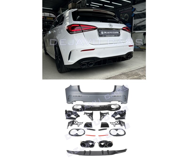 A45 AMG Look Heckstoßstange für Mercedes Benz A Klasse W177 Hatchback