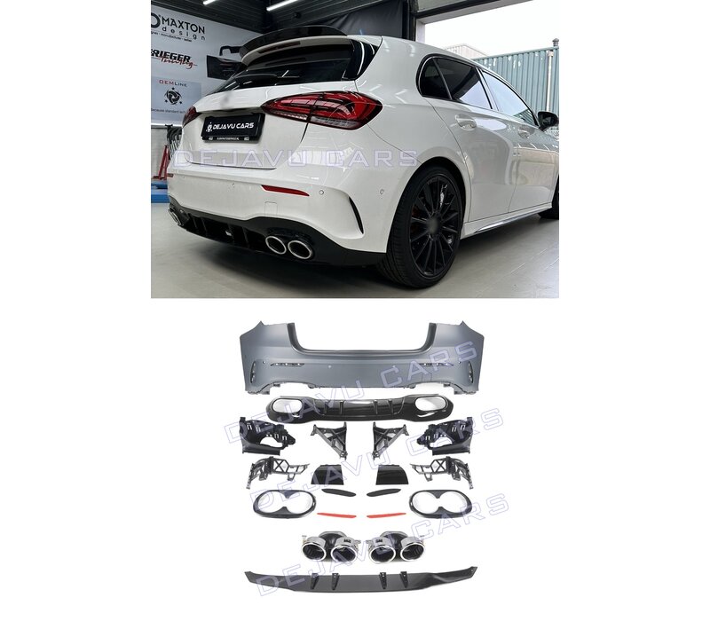 A45 AMG Look Heckstoßstange für Mercedes Benz A Klasse W177 Hatchback
