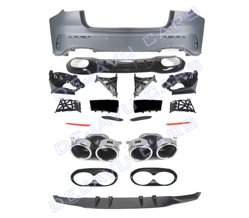 A45 AMG Look Achterbumper voor Mercedes Benz A Klasse V177 Sedan