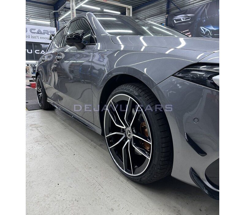 A45 AMG Look Side skirts for Mercedes Benz A Class W177 Hatchback & V177 Limousine