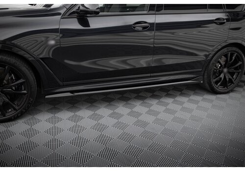 Maxton Design Seitenschweller Diffusor für BMW X7 G07 M-Pack Facelift