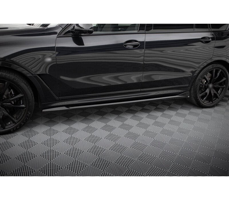 Side Skirts Diffuser for BMW X7 G07 M-Pack Facelift