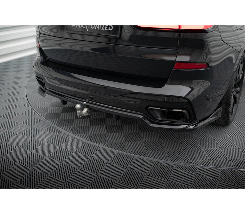 Central Rear Splitter voor BMW X7 M-Pack G07 Facelift