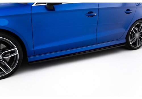 Maxton Design Seitenschweller Diffusor für Audi S3 8V / A3 8V S line Limousine