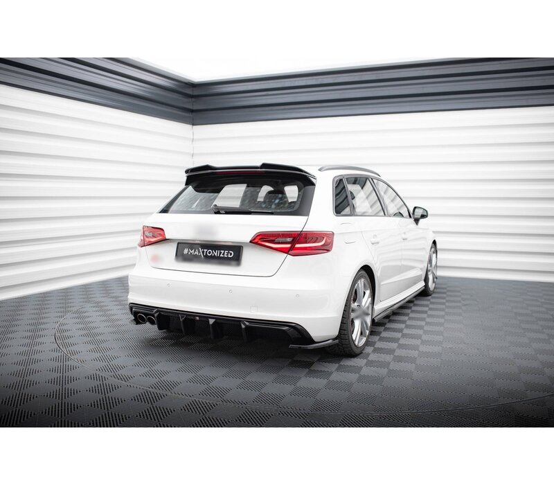 Aggressive Diffuser voor Audi A3 S-line Sportback 8V