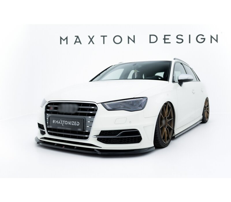 Front splitter V.2 für Audi S3 8V / A3 8V S line Sportback / Hatchback
