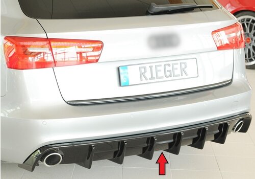 Rieger Tuning Aggressive Diffuser for Audi A6 C7 S-line Sedan / Avant