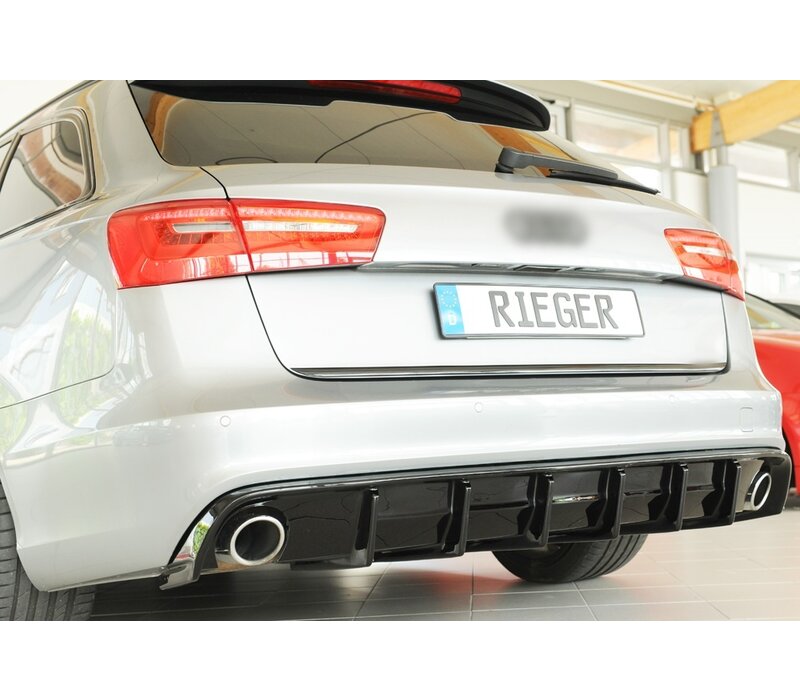Aggressive Diffuser voor Audi A6 C7 S-line Sedan / Avant