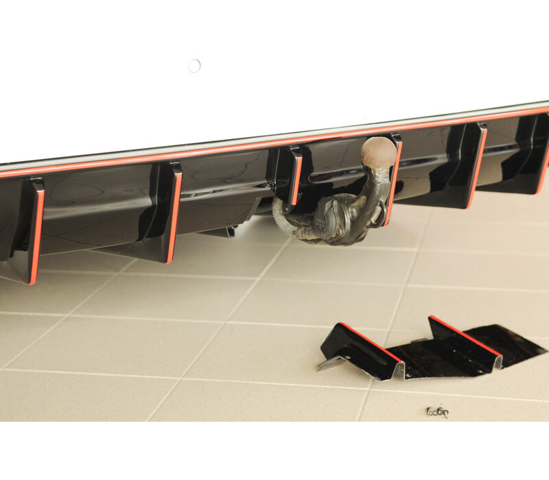 Aggressive Diffuser voor Audi A6 C7 S-line Sedan / Avant