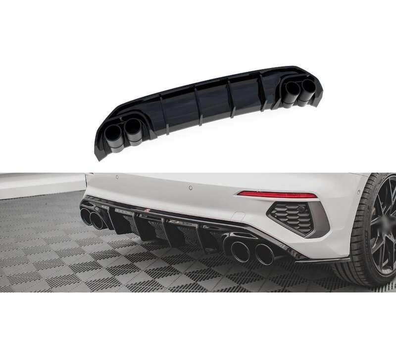 Aggressive Diffuser for Audi A3 8Y S line Sportback