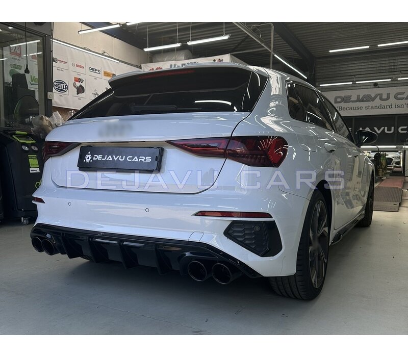 Aggressive Diffusor für Audi A3 8Y S line Sportback