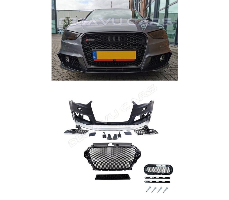 RS3 Look Frontstoßstange für Audi A3 8V Limousine