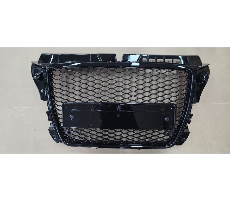 RS3  Look Front Grill High-gloss Black Edition for Audi A3 8P Facelift - (B-WARE)