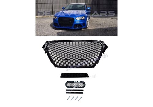 OEM Line ® RS4 Look Kühlergrill Black Edition für Audi A4 B8.5 /  S line / S4 -  (B-WARE)